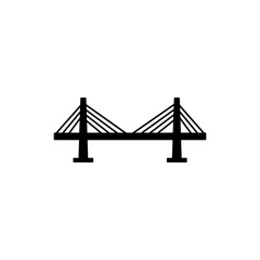Bridge Span with Multiple Cables Suspension Engineering Icon