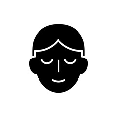 Gentle Closed Eyes with Dreamy Expression Icon