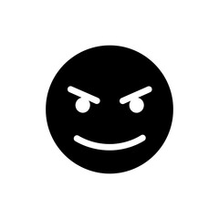 Sarcastic Face with Slanted Grin Showing Mocking Expression