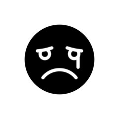 Sad Face with Drooping Eyelids Showing Weariness