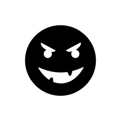 Obraz premium Mischievous face with crooked grin showing playfulness and trickery