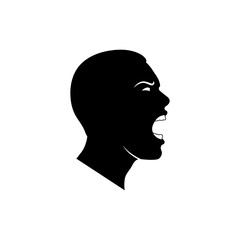 Person Enraged Scream with Teeth Bared Showing Anger