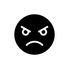 Obraz premium Envious person with narrow pupils showing jealous expression