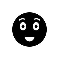 Excited Face with Wide Open Eyes Showing Surprise and Joyful Emotion