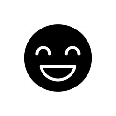 Person with Beaming Face and Closed Eyes Showing Happiness