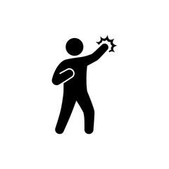 Person Punching Above Head Boxing or Fitness Training Movement