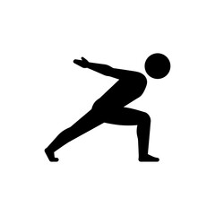 Person performing dolphin yoga pose for strength and flexibility