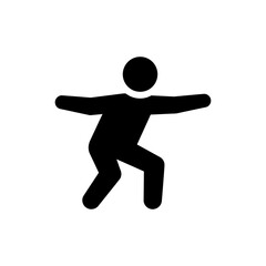 Arms Extended Forward in Squat Exercise Demonstrating Lower Body Strength