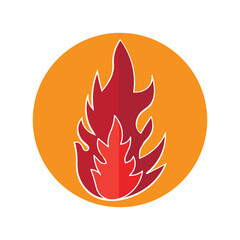 fire flame icon symbol that can be used on all platforms fire hazard sign