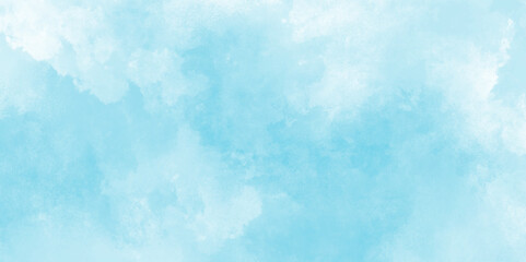 Abstract sky blue watercolor vector art background. Decorative sky blue textured. Aquarelle paint paper textured stain canvas element for text design.	
