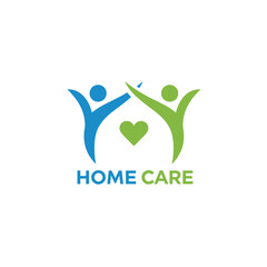 home care logo creative design concept medical business