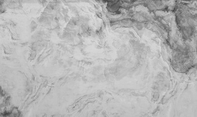 Abstract marble with gray background in monochrome tone and wallpaper in black and white style.