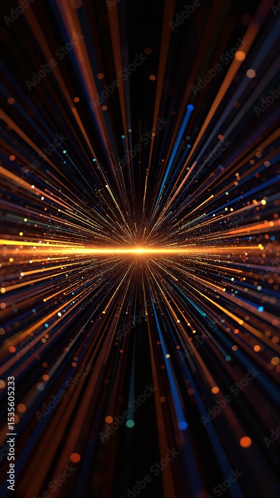 Poster a vibrant abstract background featuring a blend of vivid colors and dynamic shapes, illuminated by s