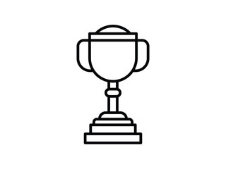 Clean Vector Trophy for Victory