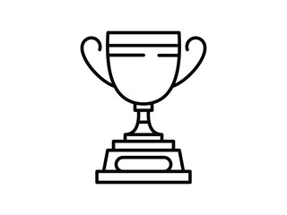Trophy Icon Vector Graphic Design
