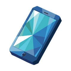 Low poly smartphone