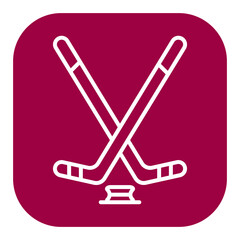 Ice Hockey Icon