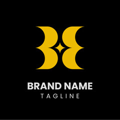 Bold letter B logo featuring a star placed at its center. A clean, balanced design for professional branding, especially in creative, tech, or media industries.