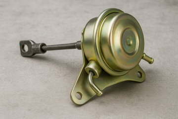 New Wastegate Actuator Lying on a Gray Surface