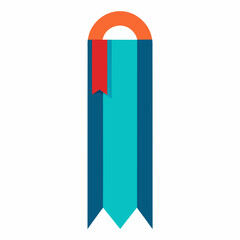 "Bookmark Vector Design | Generative AI & Linocut Silhouette Style"