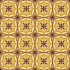 Elegant Geometric Pattern in Warm Tones