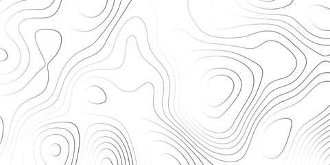 Fototapeta premium vector geographic contour mounted map background- Abstract white topography vector background 