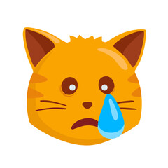 Crying Cat Face