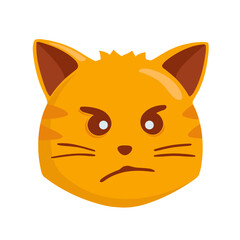 Pouting Cat Face