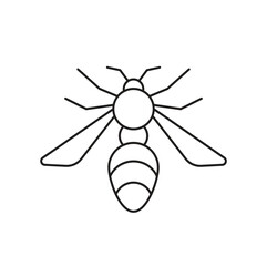 Bee Editable line icon