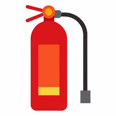Obraz premium fire extinguisher on white background