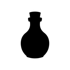 Potion silhouette vector flat illustration design.