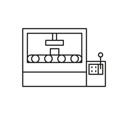 Machine Controller Editable line icon 