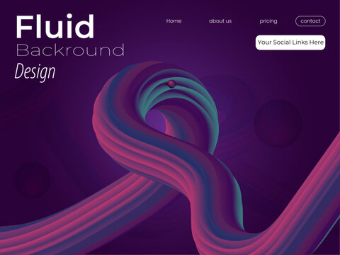abstract fluid background vector illustration design