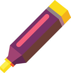 vector illustration of a pencil
