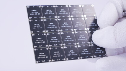 Electronic PCB switch with SMD components 