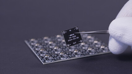 Electronic PCB switch with SMD components 