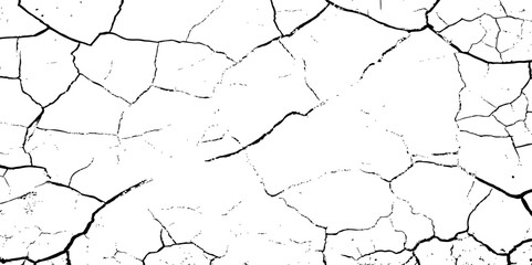 "Cracked white background texture featuring natural fissures and broken lines. Ideal for use in design, grunge overlays, aging effects, or abstract art projects. High contrast and minimalist style"
