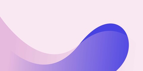 Elegant abstract vector illustration featuring smooth, flowing water wave shapes in shades of blue and soft purple against a light background.
