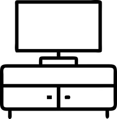 tv set vector