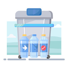 vector illustration of a shopping cart