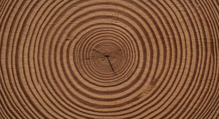 Tree Rings Texture Background - Close-up of concentric tree rings, showing wood grain and texture. Perfect for nature, wood, or organic themed designs