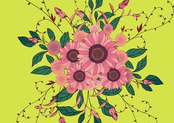 abstract floral background