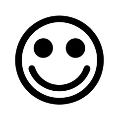 Fototapeta premium Delightful Smiley Face Icon perfect for branding cheerful websites apps and playful designs conveying happiness positive emotions and user interface elements