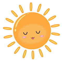 sun cartoon character