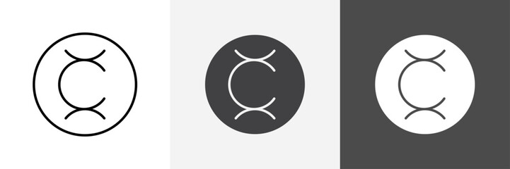 Carcinogen icon set vector art