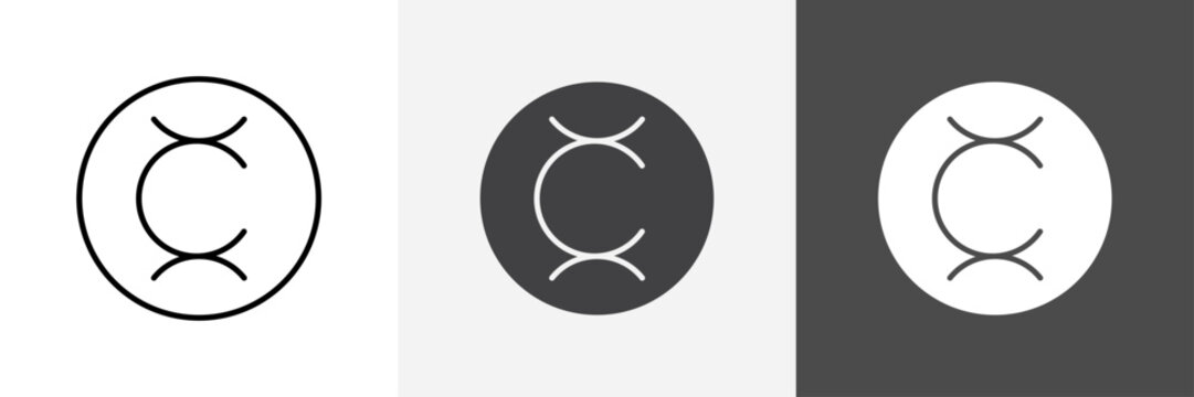 Carcinogen icon set vector art