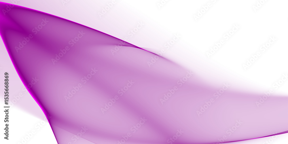 Poster abstract purple wave with black background and subtle light lines in a modern style design art