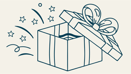 gift box vector illustration