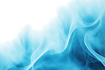 Abstract waves in soothing tones of blue and green, representing health, vitality, and a calm atmosphere.
