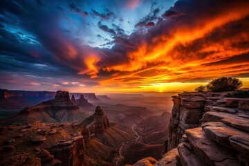 Bolivia Toro Toro Canyon Silhouette Sunset Photography - Dramatic Landscape Views